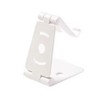 Adjustable Smartphone and Desktop Stand, Black (White)