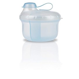 Nuby Powder Formula Dispenser, 3 Compartments, Blue