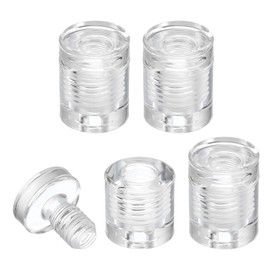 uxcell 4Pcs Sign Standoff Screws, 3/4" x 1 Acrylic Wall Standoff Mount Hardware Advertising Glass Standoff Nail Acrylic Nail for Hanging Acrylic Picture Frame Panel Sign