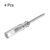sourcing map 4Pcs PH0 Mini Phillips Screwdriver 2mm Magnetic Cross