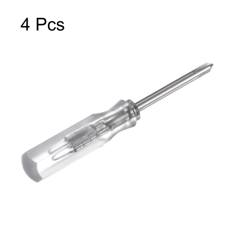sourcing map 4Pcs PH0 Mini Phillips Screwdriver 2mm Magnetic Cross