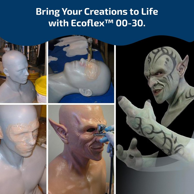 Smooth-On Ecoflex™ 00-30 Super-Soft, Platinum Cure Silicone Rubber - Pint