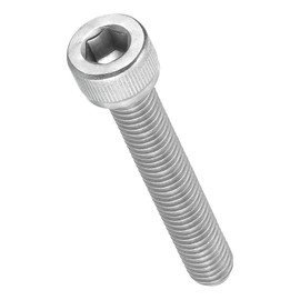 METALLIXITY Socket Head Cap Screw(M8-1.25x50mm)10Pcs, 304 Stainless Steel Allen Socket Drive Metric - Machine Internal Hex Screw UNC Coarse Thread, Silver Tone