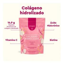 Vitatú | Colágeno Hidrolizado Con Ácido Hialurónico Sabor Sin sabor