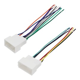 VGOL 1 Set CD Player Wiring Harness Wire Radio Plug, Radio Wire Harness Stereo MP3 CD Player Connector Compatible with Hyundai Elantra 2010-2017