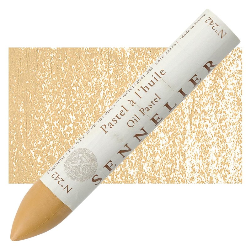 Large Oil Pastel Chrome Brown