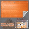 SecuCaptain Survival Emergency Thermal Blankets: Thicken 28um Space Mylar Blanket