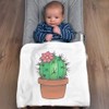 Azeeda 'Potted Cactus' Cotton Baby Blanket/Shawl (BY00039808)