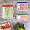 XupZip™ Eco Life – 10 Reusable PEVA Zip Lock Storage