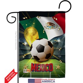 Ornament Collection FIFA World Cup Flags Mexico 2 Pcs 32 Country Banner Room Wall Art Patio Lawn Garden Outdoor Decorations Indoor Tapestry Yard Signs Team Qatar Trophy Soccer Game Football Gifts, Made in USA