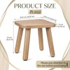 9 Inch Small Wooden Step Stool Solid Wood Stool Wooden
