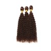QEUOPE Brown Deep Wave Bundles Human Hair Color 4 Dark