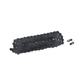 PYC Hollow-Pin 11 Speed Bicycle Bike Chains Ultralight 116-Links for Road Mountain Cyclocross Gravel etc. use (Black)