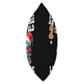 AWESOME DINO CHRISTMAS 2 YEARS OLD 2nd BIRTHDAY FOR KIDS Throw Pillow