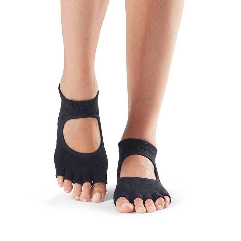 TOESOX Half-Toe 21SS Yoga Wear, Genuine Japanese Product, Black, S