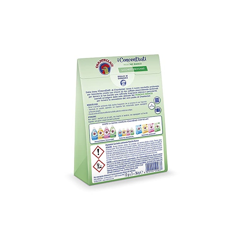 Chanteclair, Scented Sachets I Concentrate Musk White - 1 Pack