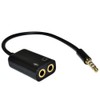 Mr. Gadget's Solutions 3.5mm Audio Headset Mic Y Splitter Cable