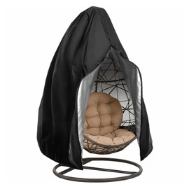 Outdoor Hanging Chair Cover, Patio Hanging Chair Cover, Weather Protection Hanging Chair, 210d Oxford Outdoor Swing Egg Chair, 115 x 190 cm, for Hanging Basket, Hanging Chair