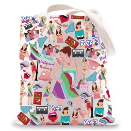 WZMPA Jenna Rink Tote Bag Matt Flamhaff Fans Gift Thirty Flirty and Thrivin Jenna Shoulder Bag Jenna Rink Merchandise (Razzles TG)