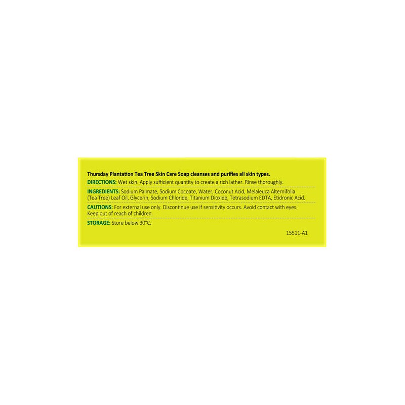 Thursday Plantation Tea Tree Skin Care Soap 125g