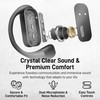 Groovz Open-Ear True Wireless Headphones with Smart Battery Display -