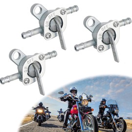 Pack of 3 Petrol Tap 6 mm Universal Petrol Tap Switch Petrol Tap Moped Petrol Tap Emergency Generator Petrol Tap Motorcycle Fuel Cap Valve with Locking Function for Moped Moped Motorcycle Quad
