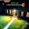 intelamp Solar Flood Lights Outdoor Waterproof, 20000mAh 251 LED 2000LM
