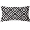 EKOBLA Black and White Accent Throw Pillow Covers Repeating Pattern