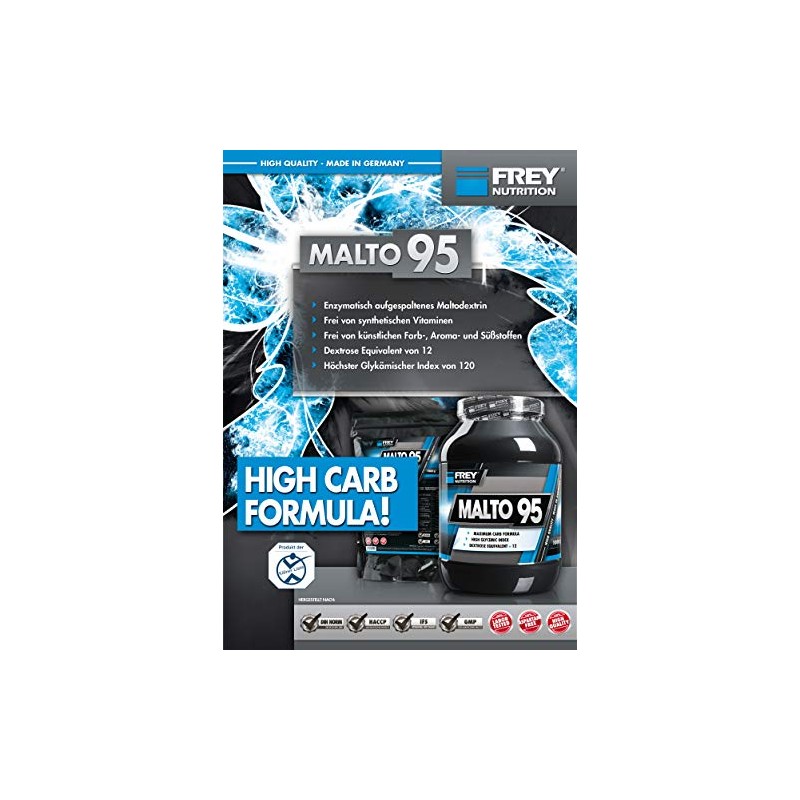Frey Nutrition Malto 95 Bag Single Pack (1 x 1 Kg