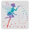FINGERINSPIRE Elf & Star Drawing Stencils, Painting Stencils, 30 x