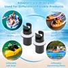 LQTSLFM Dinghy Valve Adapter, Black Adapter, Dinghy Valve, Kayak Pump