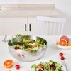 Brightalk 150oz Stainless Steel Hammered Salad Bowl, Large Fruit Popcorn