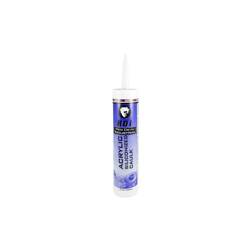 Red Devil 08464I RD Pro Construction Grade Siliconized Acrylic Sealant,
