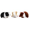 Toyland® 20 cm (8 inches), brown and white fluffy guinea