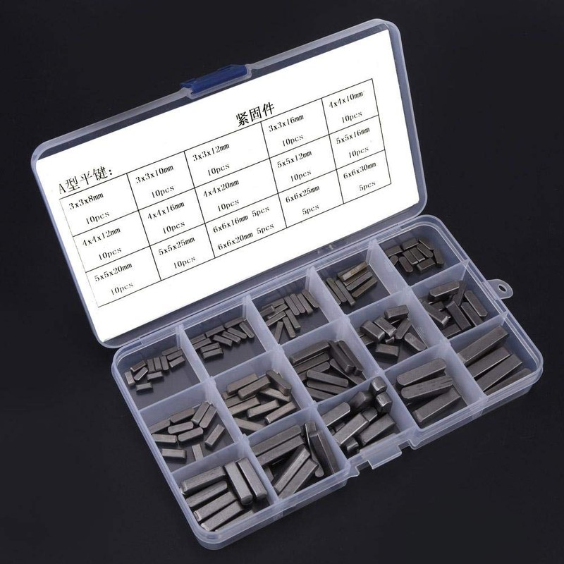 140 Pcs Round Head Spring Key Spring Set Stainless Steel