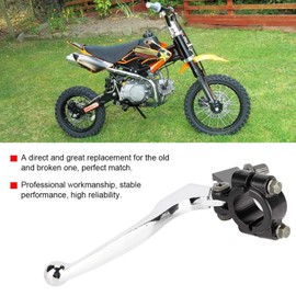 Pitbike Clutch, 125 Pit Bike Short Clutch Cable with Lever, Clutch 125 Pit Bike, Universal Motorcycle Handlebar Brake Master Cylinder Clutch Lever Aluminum Alloy Handlebar Folding Clutch Lev