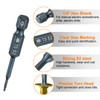 HARFINGTON 2pcs T5 Torx Screwdriver Bit 1/4" Hex Shank 2"