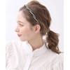 VINGTAINE HK-224-S- Twist Chain Headband Simple, Casual, Metallic Hair Accessory