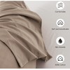 MooMee Bedding Pillowcases Pack of 2 100% Washed Cotton Linen