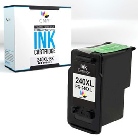 CMYi 240XL Black Replacement Ink Cartridge for Canon PIXMA MG2120, MG2140, MG2220, MG3120, MG3122, MG3140, MG3200, MG3220, MG3222, MG3500, MG3520, MG3522, MG3620, MG4120, MG4140, MG4220, MX372, MX392