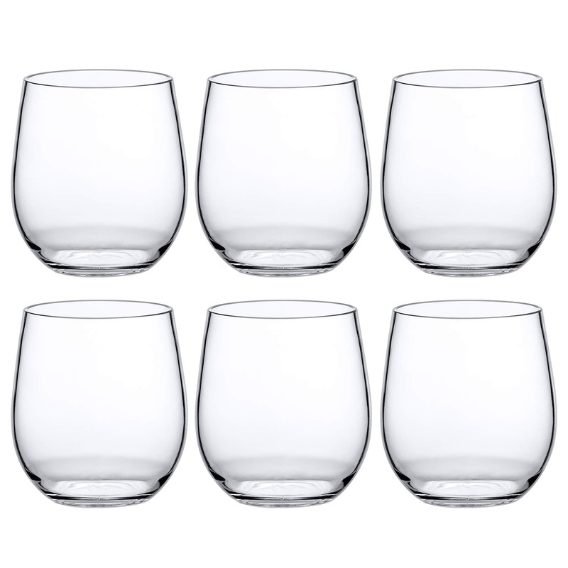 Amazing Abby - Cindy - 14-Ounce Unbreakable Tritan Wine Glasses