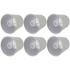 6Pcs Lampshade Modern Light Cover Fabric Inner Film European Style