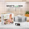 NutriChef Food Dehydrator Machine | Dehydrate Beef Jerky, Meats, Mushrooms,