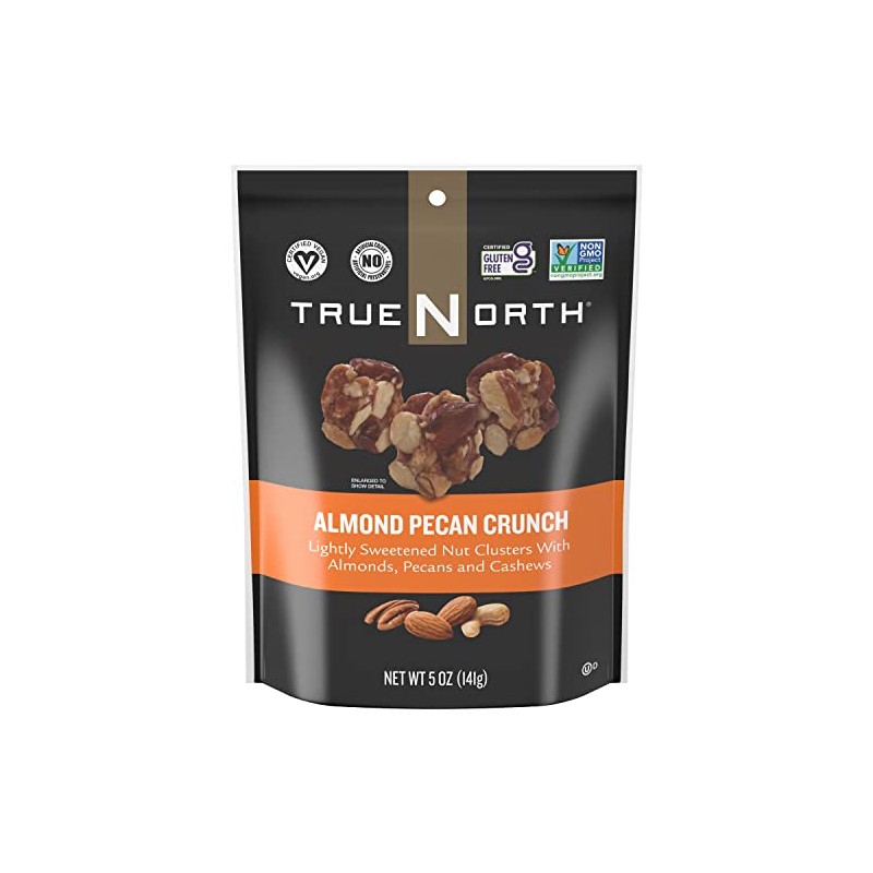TrueNorth Nut Clusters, Almond Pecan Crunch, 5 Ounce