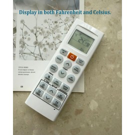 Replacement Remote Control for LG Mini Split Air Conditioner LSN240HEV2 LSN120HXV2 LSN120HSV5 LSN180HSV5 LSN120HEV2 AKB74955617 AKB75215402 AKB74955604 AKB75215401 AKB74955603 AKB74955615
