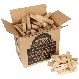 Carolina Cookwood Mini Pizza Oven Wood 6 Inch Firewood Pizza Logs Naturally Cured White Oak Har...