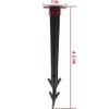 50 Pack 4.5 Inch Plastic Garden Stakes, Heavy Duty Landscape