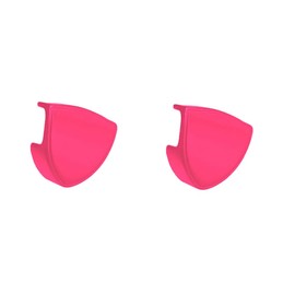 Hot Pink Mini Visor Clips Pro Style for Custom Mini Football Helmet Visor Shield - Fits All Major Brand Miniature Helmets - Mini Clips ONLY