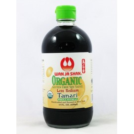 Wan Ja Shan: Organic Gluten Free Less Sodium Tamari (1 X 15 Fl Oz)