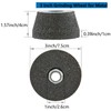 HONGUIS 3 Inch Grinding Stone Wheel for Metal,50 Grit Aluminum